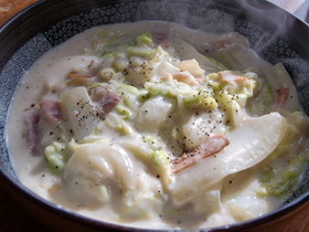 簡単 白菜ミルク煮