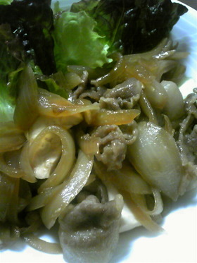 豆腐でかさ増し☆しょうが焼き