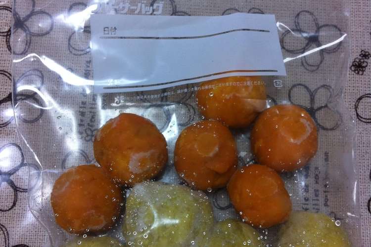 離乳食初期 かぼちゃサツマイモ冷凍保存 レシピ 作り方 By Coconatsuk クックパッド
