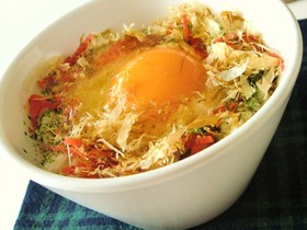 簡単朝ごはん☆お好み風たまごかけごはん