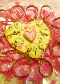 バレンタイン♡ハートのパズルクッキー