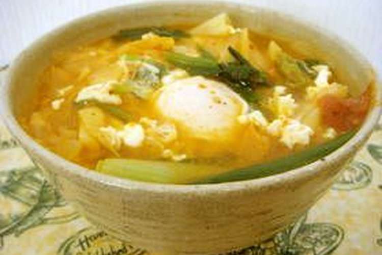 寒い日のひとりランチ キムチ雑炊 レシピ 作り方 By ローズレース クックパッド 簡単おいしいみんなのレシピが360万品