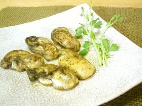 ドレッシングで 牡蠣の和風ソテーっ♪