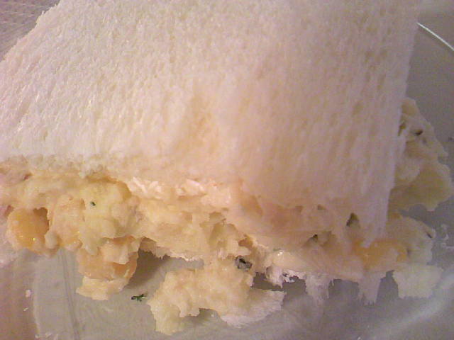 ポテトサラダとチーズのマヨサンドイッチの画像