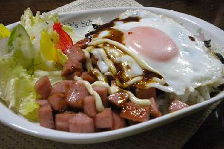 魚肉ｿｰｾｰｼﾞ De ｽﾊﾟﾑ丼 レシピ 作り方 By みっちぃ クックパッド 簡単おいしいみんなのレシピが357万品