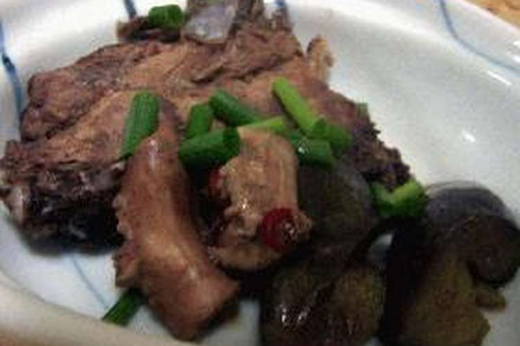 鰹のアラ 内臓の茄子甘辛煮 レシピ 作り方 By Kouyou クックパッド 簡単おいしいみんなのレシピが361万品