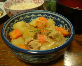 しっとり美味!洋風カレー肉じゃが★゛