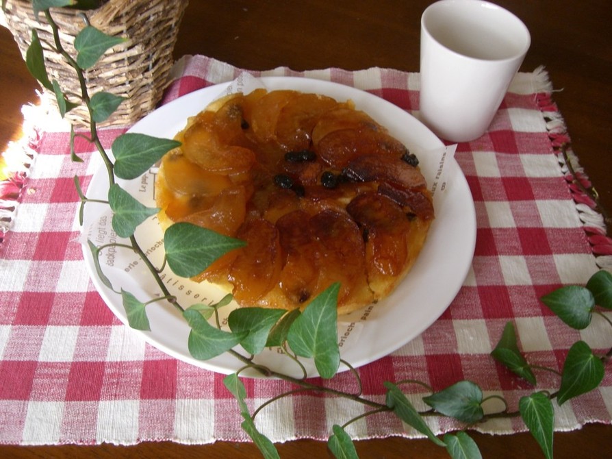 フライパンで焼く簡単タルトタタン風ケーキの画像