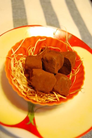 バレンタイン・高野豆腐のトリュフの写真