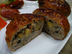 ヘルシー照り焼きハンバーグ