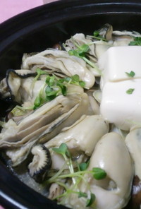 タジン鍋de蒸し牡蠣