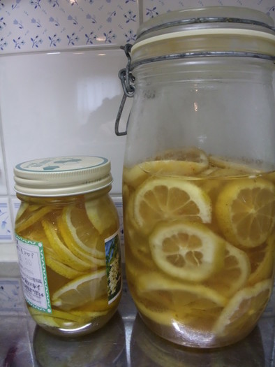蜂蜜のレモン漬け（長期保存可能）の写真