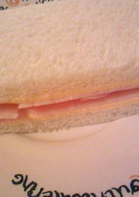 ハムとチーズのマヨネーズサンドイッチ