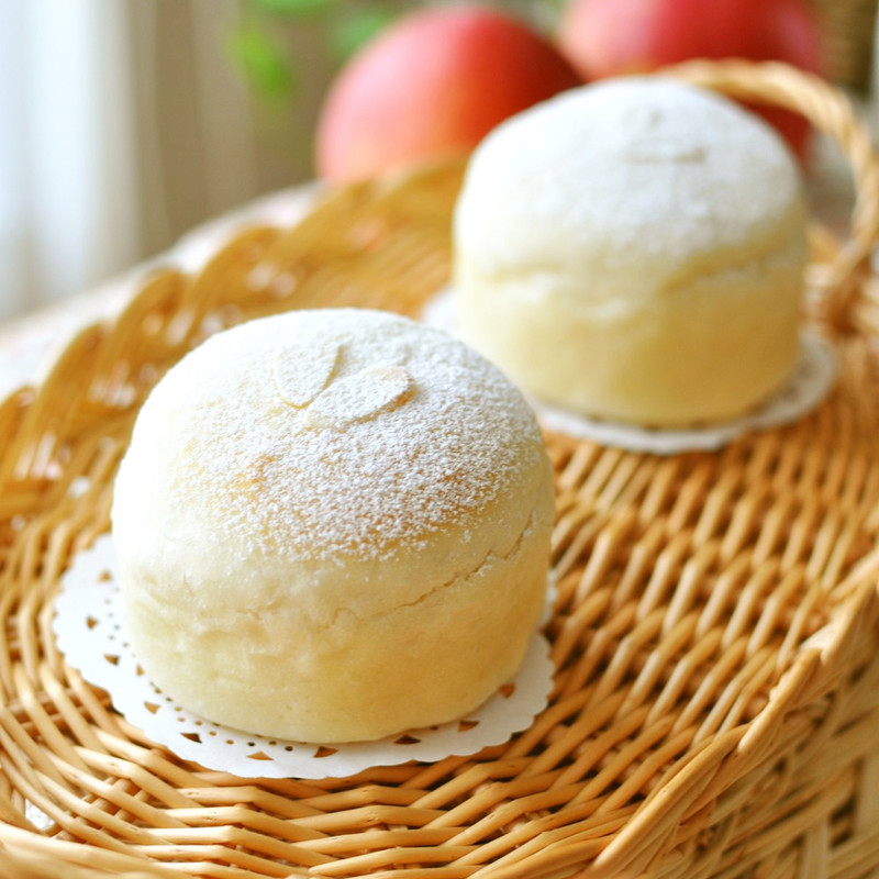 クリームチーズとアーモンド小麦粉のパンのレシピ