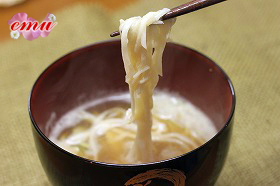 加賀丸芋のこれは絶品！生素麺（温麺）の画像