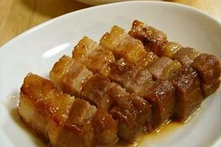 豚ばらブロックのオーブン照り焼き レシピ 作り方 By ぴーぽーバーバ クックパッド 簡単おいしいみんなのレシピが377万品