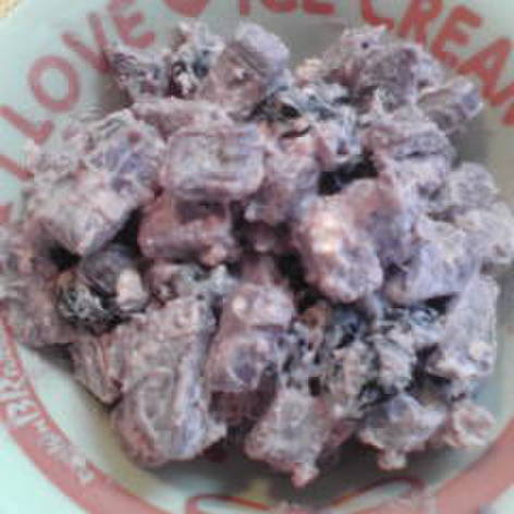 紫芋orｶﾎﾞﾁｬと黒豆ｸﾘﾁｰｻﾗﾀﾞ
