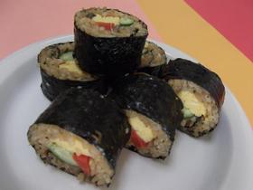 恵方巻きにも☆うなぎご飯の巻き寿司