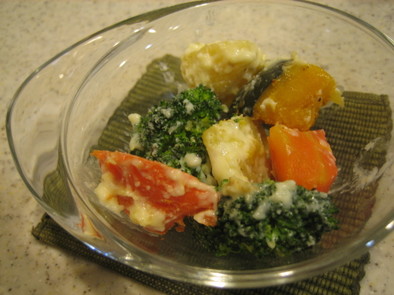 焼き野菜のサラダ～チーズ風味の写真