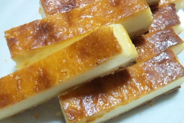 スティックチーズケーキ簡単タルト生地使用 レシピ 作り方 By ミニまこりん クックパッド 簡単おいしいみんなのレシピが350万品