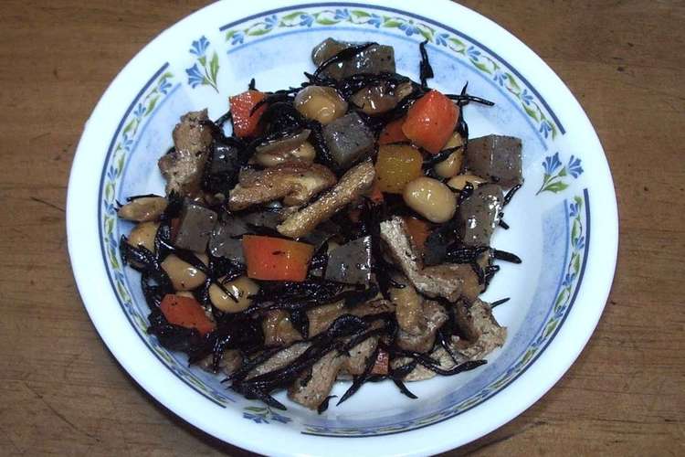 かんたんひじき 味つきこんぶ豆利用 レシピ 作り方 By Plutot クックパッド 簡単おいしいみんなのレシピが360万品