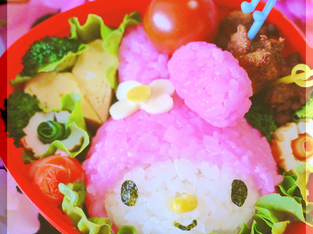 濃い いピンクご飯 キャラ弁に レシピ 作り方 By Hananohi クックパッド 簡単おいしいみんなのレシピが361万品