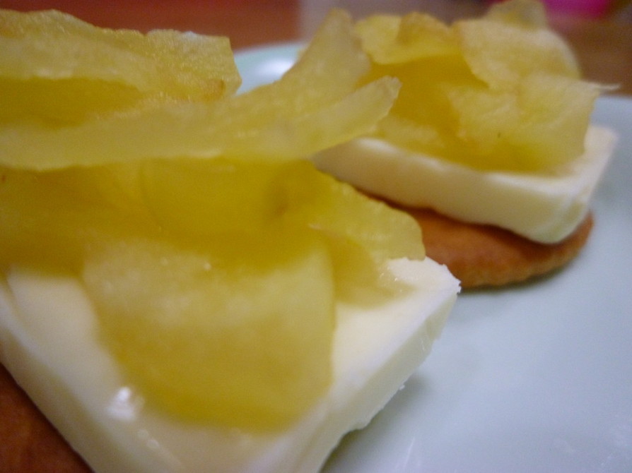 リンゴとチーズの簡単おつまみの画像