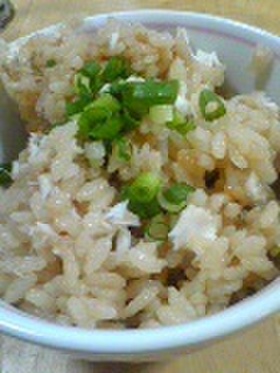 うちの鯛めし(かわはぎ使用)炊飯器で!