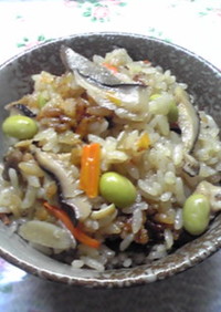 枝豆の炊き込みご飯
