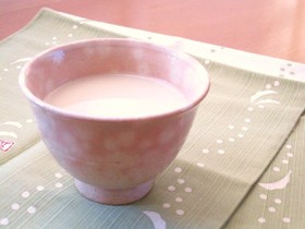 ∮ 私のお気に入り♬生姜湯に豆乳を ∮