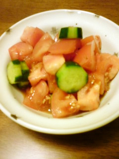 簡単!おかずにつまみに万能トマト♪