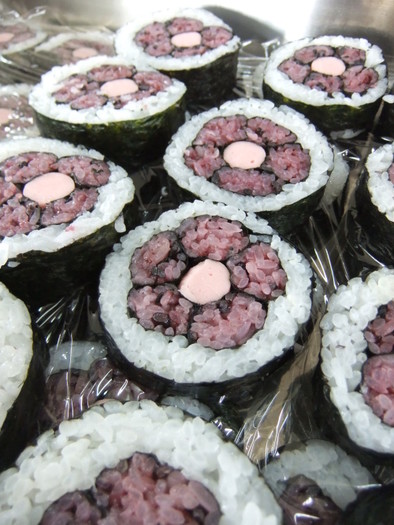 巻き寿司✿お花✿の写真