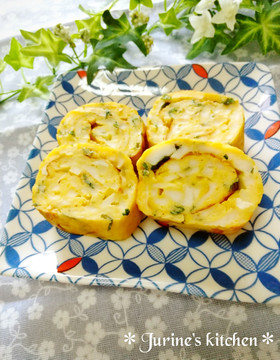 ♡はんぺんと大葉のマヨぽん卵焼き♡