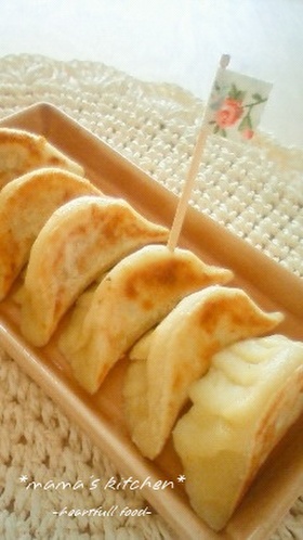 離乳食完了期〜☆皮も柔らかいミニ焼き餃子