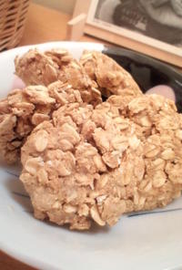 【食事療法】簡単そば粉の塩きなこクッキー