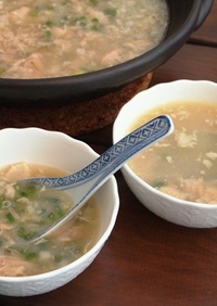 冬におすすめ参鶏湯（サムゲタン）風スープ