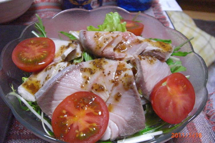 ぶりしゃぶサラダ仕立て レシピ 作り方 By ちこちこぷー クックパッド 簡単おいしいみんなのレシピが360万品