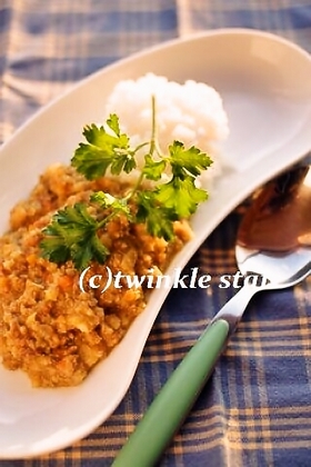 シャキシャキ蓮根ドライカレー