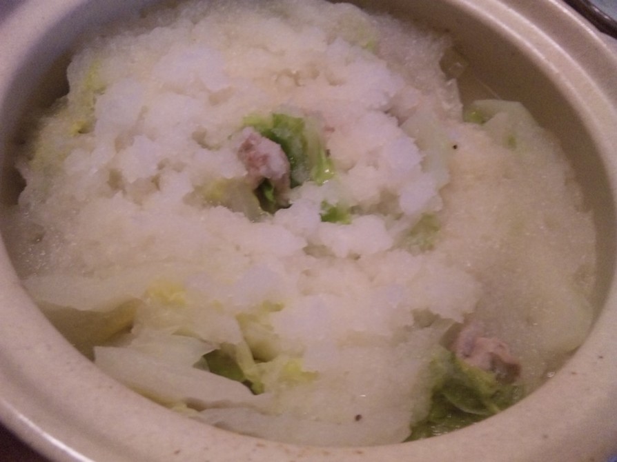 雪鍋風♪白菜＆豚肉のミルフィーユ鍋の画像