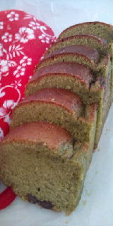 1ボウルで濃厚抹茶パウンドケーキの写真