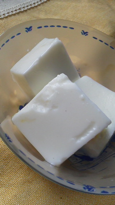 手作りミルクヨーカンの写真