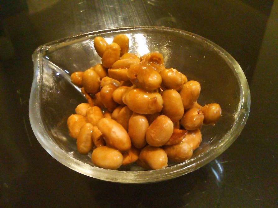節分豆で大豆のキャラメリゼの画像