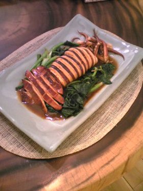 簡単♪姿いかの甘辛バター焼き