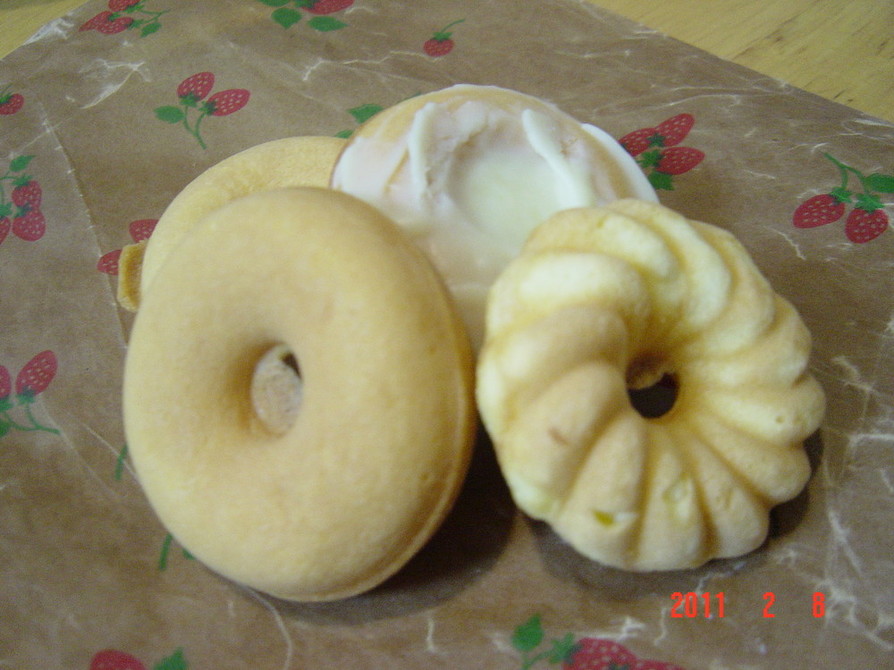 フワフワ焼きドーナツの画像