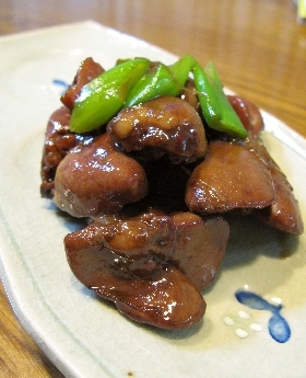 鶏レバー・砂肝・ハツ（心臓）の中華甘辛煮の画像