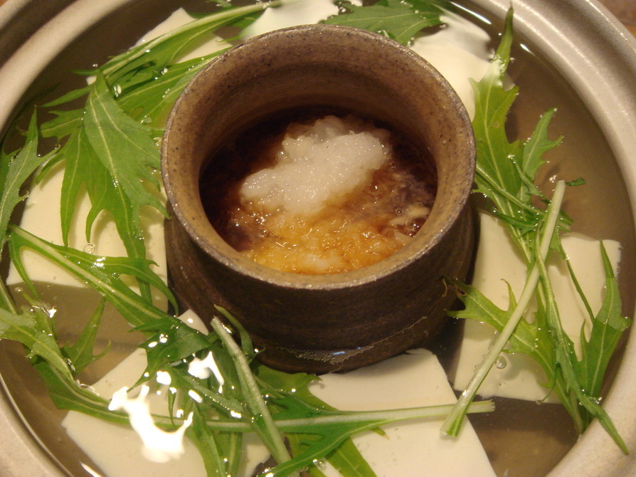 ✿ピリ辛・みぞれポン酢でシンプル湯豆腐✿の画像