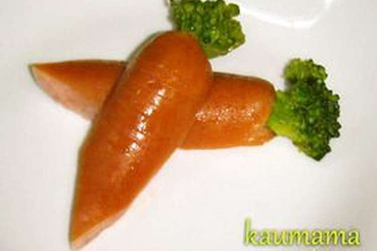 ウインナーで人参 キャラ弁にも 簡単 レシピ 作り方 By Kaumama クックパッド 簡単おいしいみんなのレシピが365万品