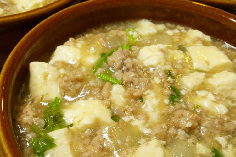 辛くないヨ 我が家の和風麻婆豆腐 レシピ 作り方 By じんとっと クックパッド 簡単おいしいみんなのレシピが373万品