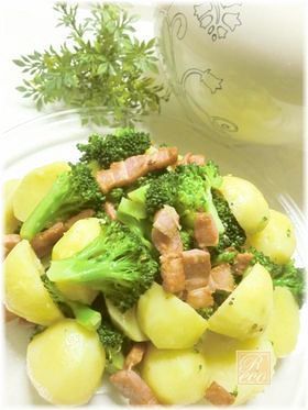 じゃが芋とブロッコリーの温野菜サラダ♪