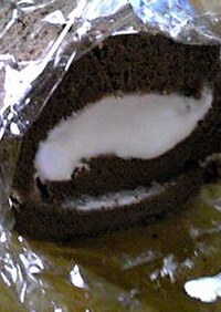 ココアのロールケーキ